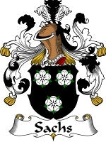 Sachs coat of arms family crest download