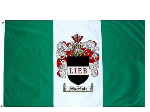Sacriste family crest coat of arms flag