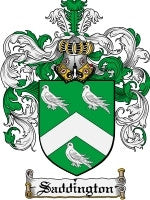 Saddington coat of arms family crest download