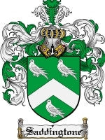 Saddingtone coat of arms family crest download