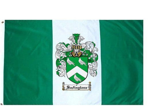 Sadingtone family crest coat of arms flag