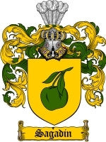 Sagadin coat of arms family crest download