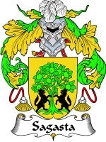 Sagasta coat of arms family crest download