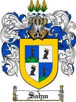 Sahm coat of arms family crest download