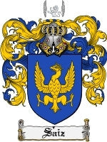 Saiz coat of arms family crest download