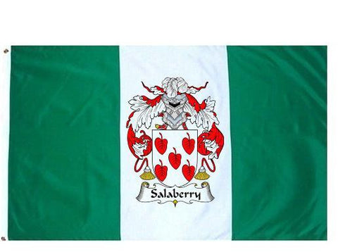 Salaberry family crest coat of arms flag