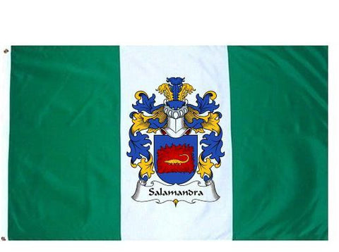 Salamandra family crest coat of arms flag
