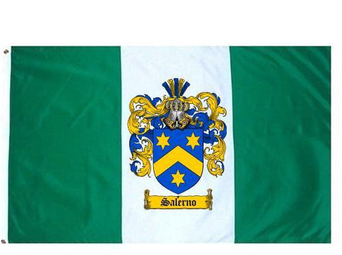 Salerno family crest coat of arms flag