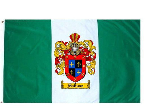 Salinas family crest coat of arms flag