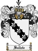 Sallete coat of arms family crest download