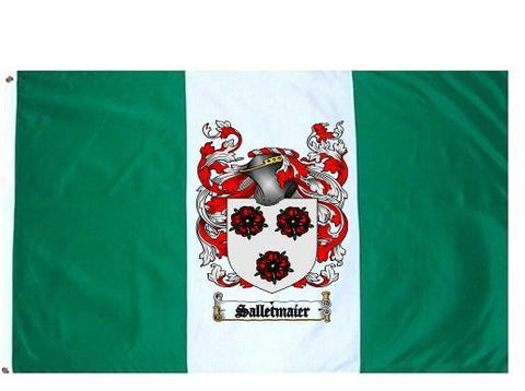 Salletmaier family crest coat of arms flag