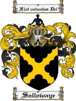 Sallowaye coat of arms family crest download