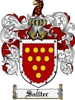 Sallter coat of arms family crest download