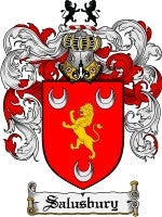 Salusbury coat of arms family crest download