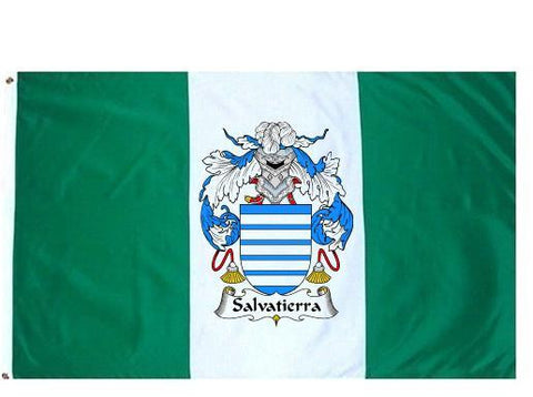 Salvatierra family crest coat of arms flag