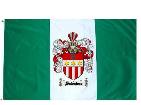 Salvatore family crest coat of arms flag