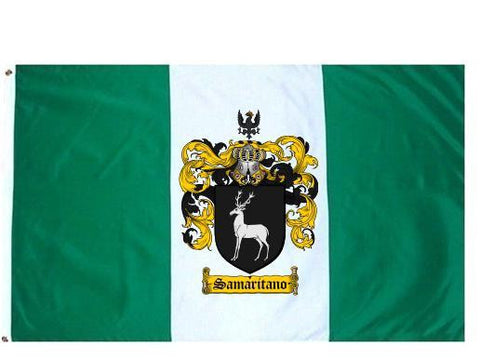 Samaritano family crest coat of arms flag