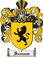 Sammes coat of arms family crest download