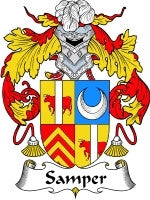 Samper coat of arms family crest download