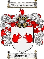 Samuell coat of arms family crest download