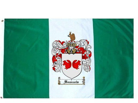 Samuels family crest coat of arms flag