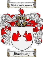 Samway coat of arms family crest download