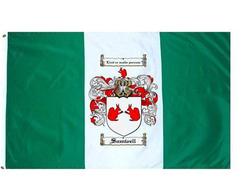 Samwell Name Samwell Coat of Arms Flag / Family Crest Flag – Family Crests / Coat of ...