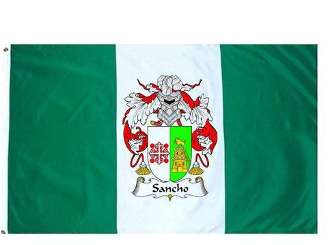 Sancho family crest coat of arms flag