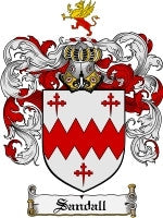 Sandall coat of arms family crest download
