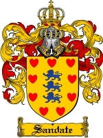 Sandate coat of arms family crest download