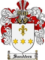 Sandders coat of arms family crest download