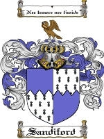 Sandiford coat of arms family crest download