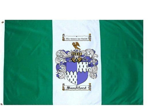 Sandiford family crest coat of arms flag