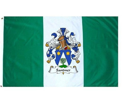 Sandner family crest coat of arms flag