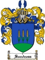 Sandness coat of arms family crest download