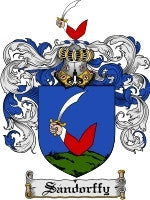 Sandorffy coat of arms family crest download