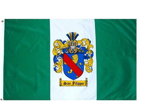 Sanfilippo family crest coat of arms flag