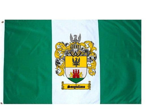 Sangiuliano family crest coat of arms flag