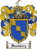 Sansbery coat of arms family crest download