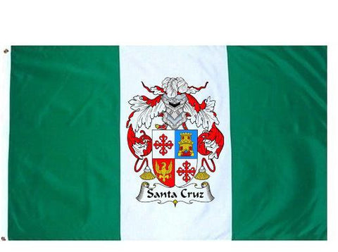 Santacruz family crest coat of arms flag