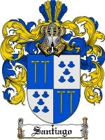 Santiago' coat of arms family crest download
