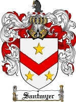 Santmyer coat of arms family crest download