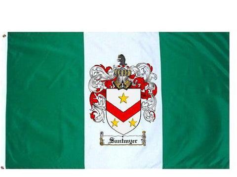 Santmyer family crest coat of arms flag