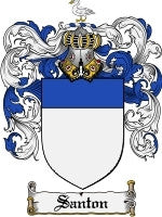 Santon coat of arms family crest download