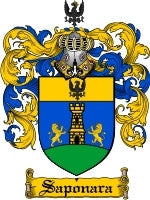 Saponara coat of arms family crest download