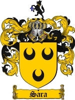 Sara coat of arms family crest download