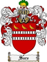 Sare coat of arms family crest download