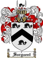 Sarguent coat of arms family crest download
