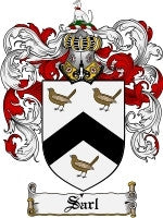 Sarl coat of arms family crest download