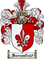 Sarnesfield coat of arms family crest download